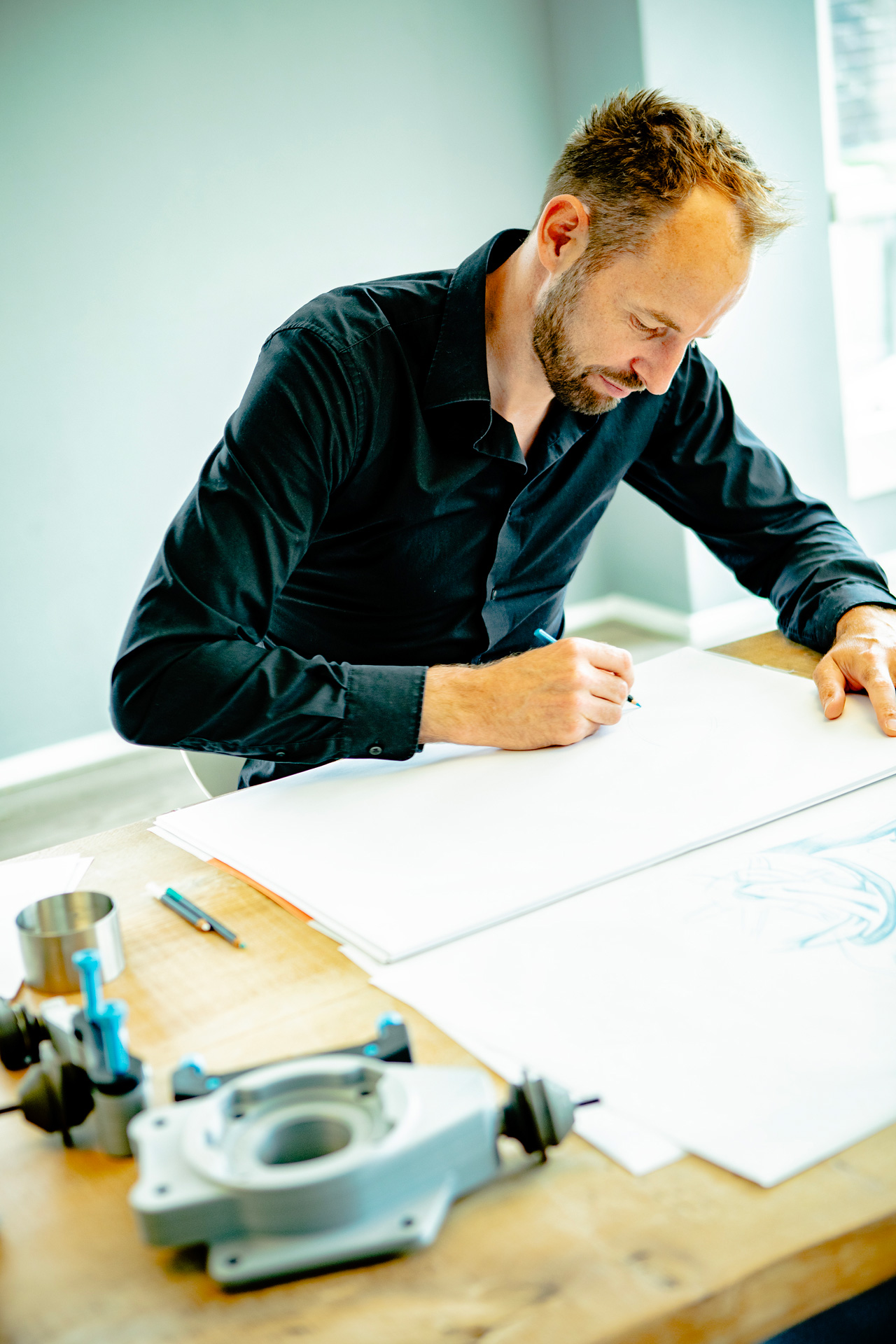 Industrieel ontwerp studio